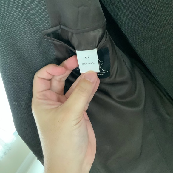 Jos A. Bank 100% Wool Tan 42 Regular - Picture 6 of 6